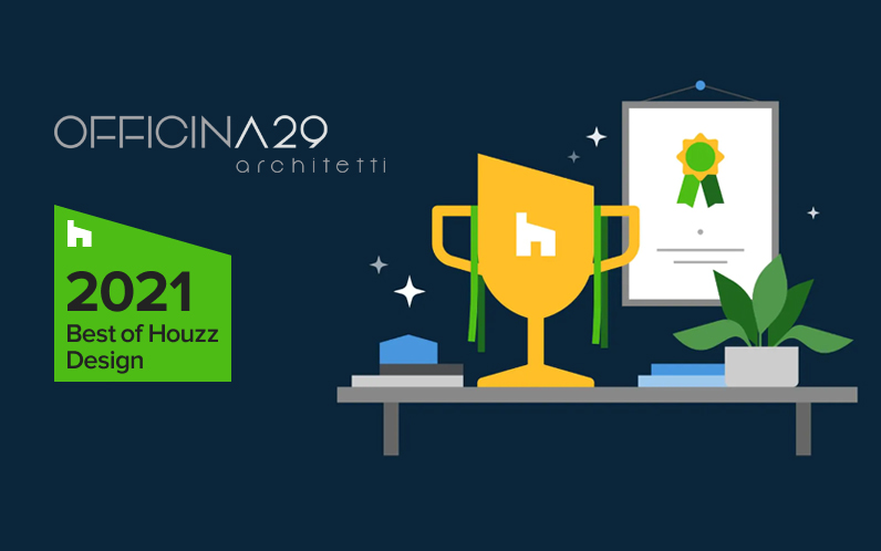 OFFICINA29 ARCHITETTI WINS BEST OF HOUZZ 2021